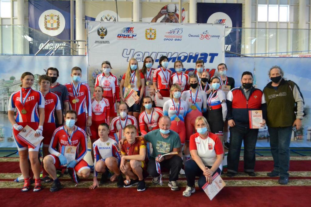 Представители СПб РО ВОС призеры и победители Чемпионата России по велотандему на треке Представители СПб РО ВОС призеры и победители Чемпионата России по велотандему на треке