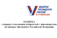 Голосование избирателей с инвалидностью
