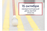 15 октября отмечается Международный день белой трости