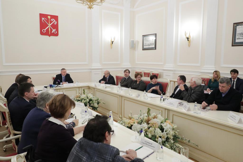 Председатель СПб РО ВОС Алексей Колосов принял участие во встрече с временно исполняющим обязанности Губернатора Санкт-Петербурга Александром Бегловым
