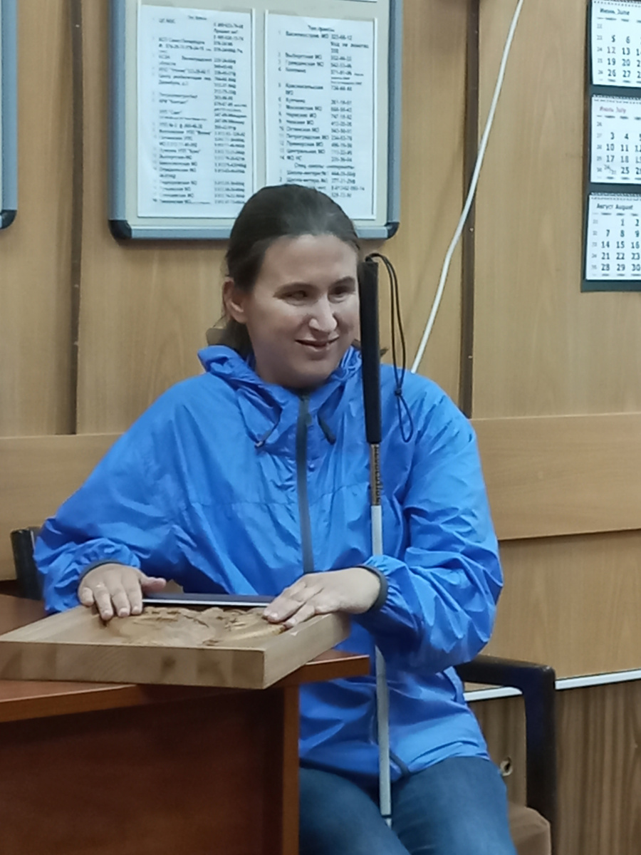 Тактильные иконы в дар от Кафедрального собора города Череповца Тактильные иконы в дар от Кафедрального собора города Череповца